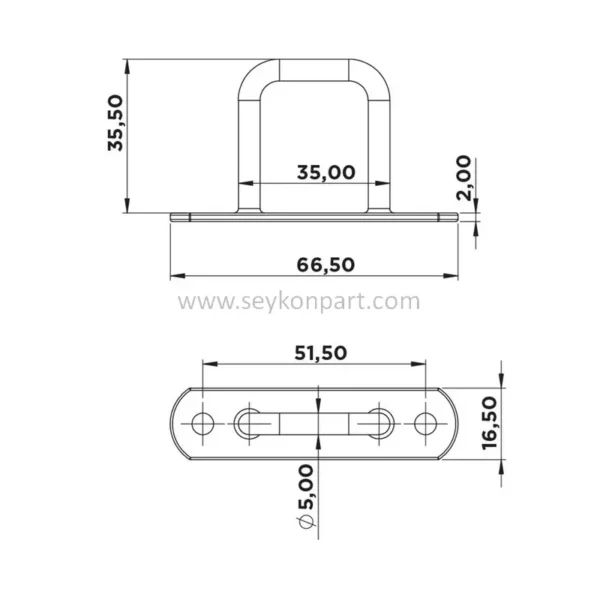 Curtain Hook Standard - Image 2