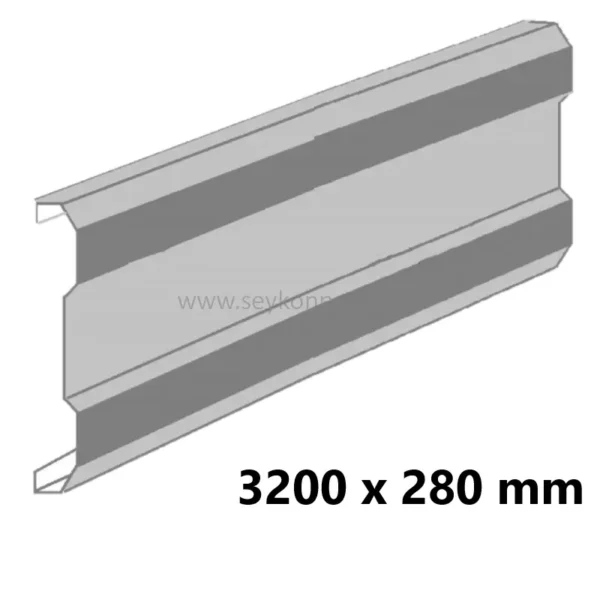 Bisikletlik Celik Profil 3200x280 mm