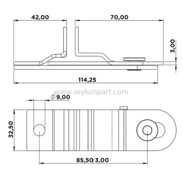 Locking Slot 22 cm - Image 2