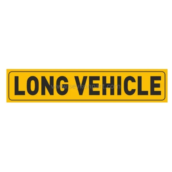 Long Vehicle Etiketi