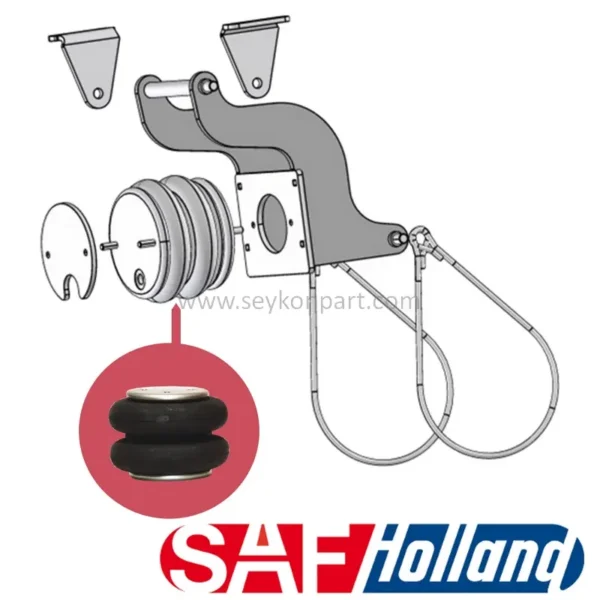 SAF Axle Lift Bellow DOUBLE LAYER 04.229.1004.00 - Image 2