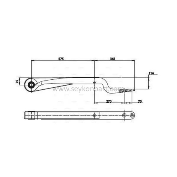 Parabolic Z Spring 62/70 mm 60mm Bush - Image 2